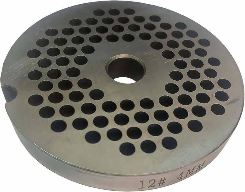 FLZHBFC For Hobart, LEM, Cabelas, Weston and FGA Food Chopper, MTN Meat Grinders of #12 Stainless Steel Meat Grinder Plate Discs Blades，Cutting Disks Heavy Duty. (4/25 Hole Plate) - Image 3